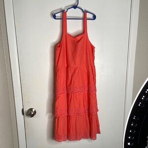 Old Navy Coral Sleeveless Kids Dress
